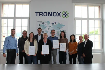 Remise certificat SOCOTEC à TRONOX